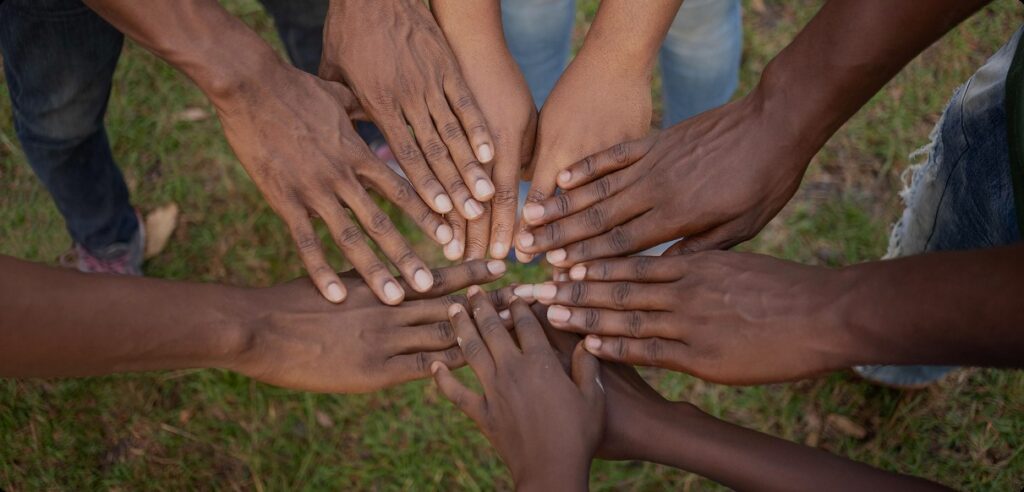our image of children holding hands
